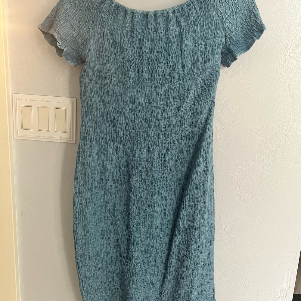 NWT Size Large Beach-Washed Denim Dress